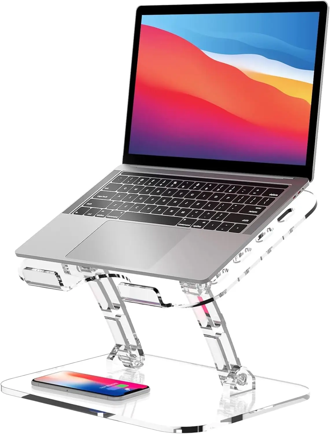 

Adjustable Foldable Laptop Stand, Portable Ergonomic Computer Stand for 10-15.6 Inch Notebooks