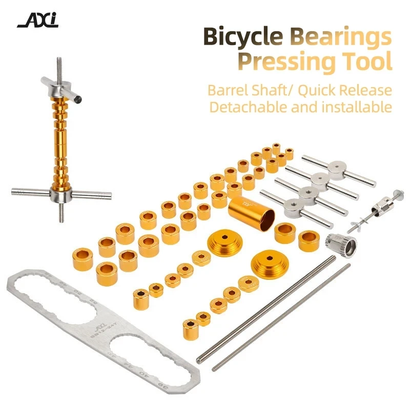 

MTB Road Bicycle QR quick /Thru axle Hub Bearing peilin Installation Removal Set Bottom Bracket DT Ratchet Cassette Freehub Tool