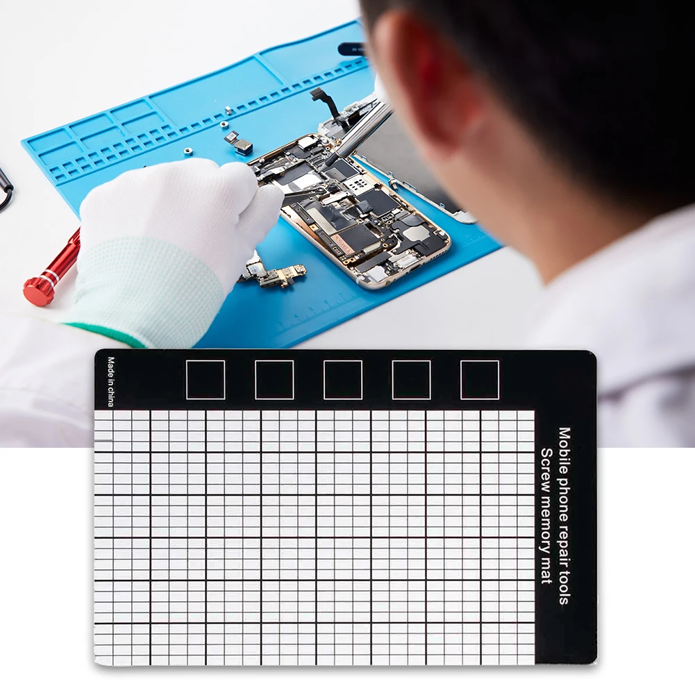 

Creative Magnetic Memory Chart Working Mat Mobile Phone Repairing Screw Pad Maintenance Accessories Tool Pad 145x90mm