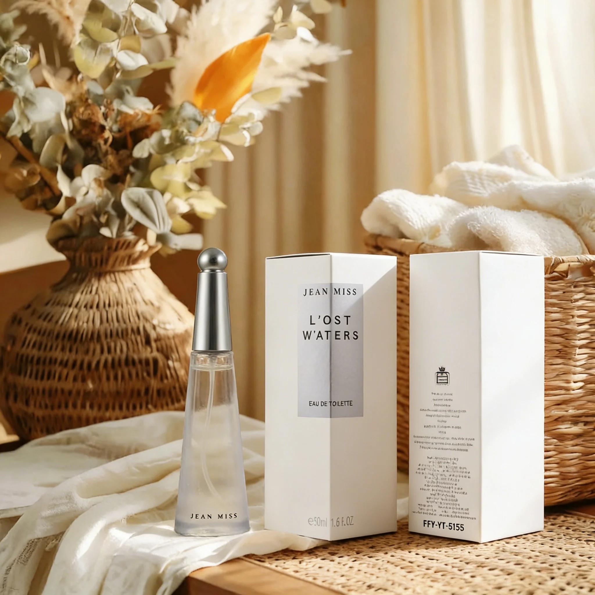 Agua de Colonia Fresca, Natural y Duradera – Aroma Acuático y Frutal de Cacahuete para Mujer, 50 ml