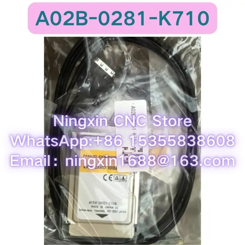 New Original A02B-0281-K710/A15B-0001-C106 Fanuc Original Servo Adjustment Card Ethernet Card