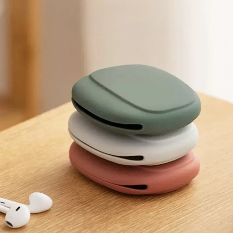 Silicone Storage Bag for Headphones Storage Bag for Data Cables Key Storage Bag - Convenient for Carrying Around