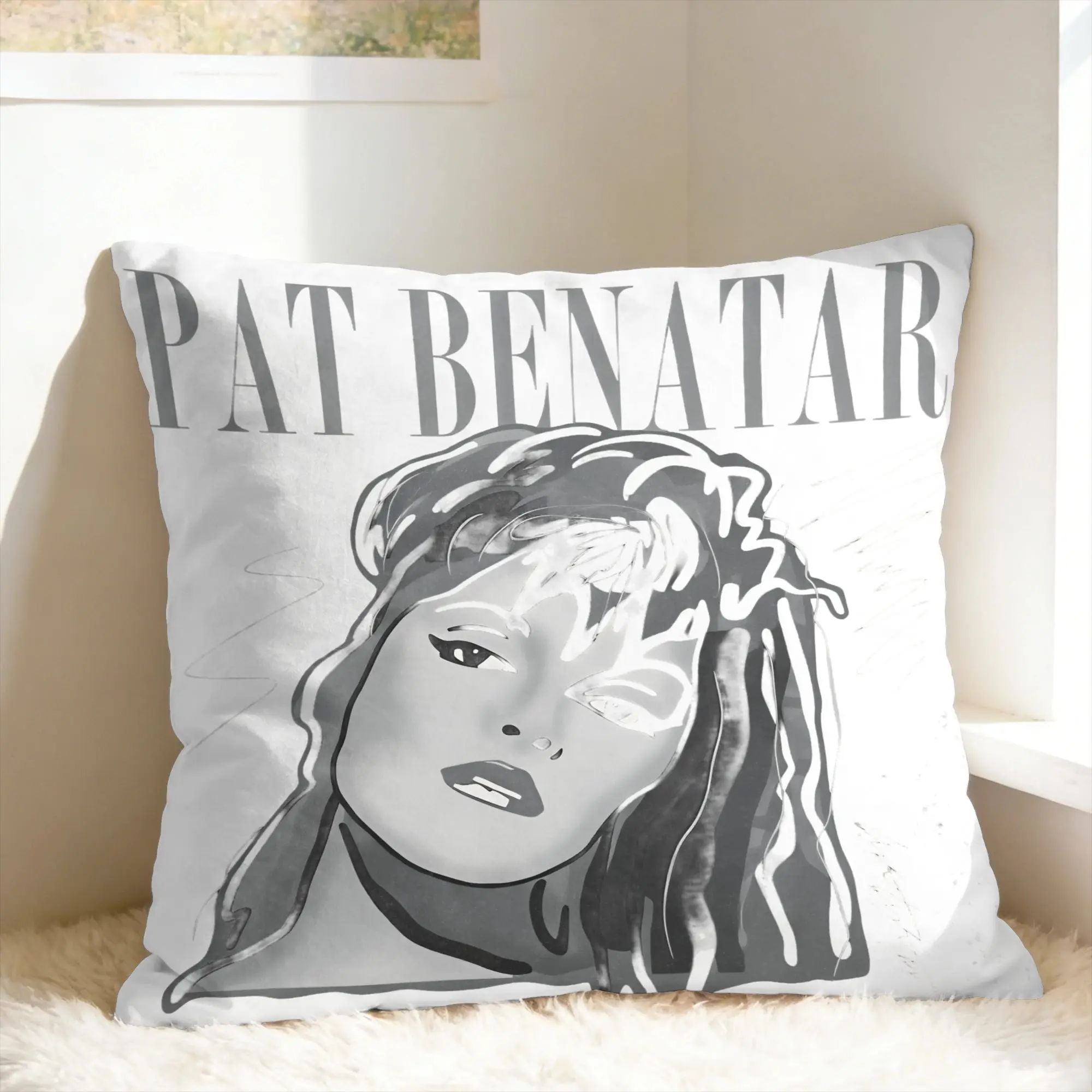Comic I-Invincible Hero Pillow Cover  Soft Cushion Cover Retro Trendy Pillow Case For Living Room Sofa