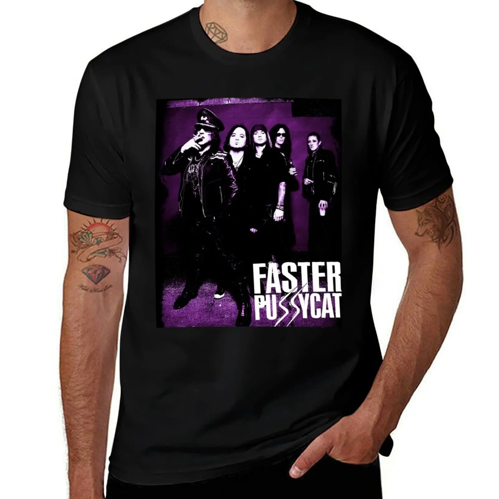 

Faster Pussycat T-Shirt funny t shirts cotton man t shirts cotton T-Shirt
