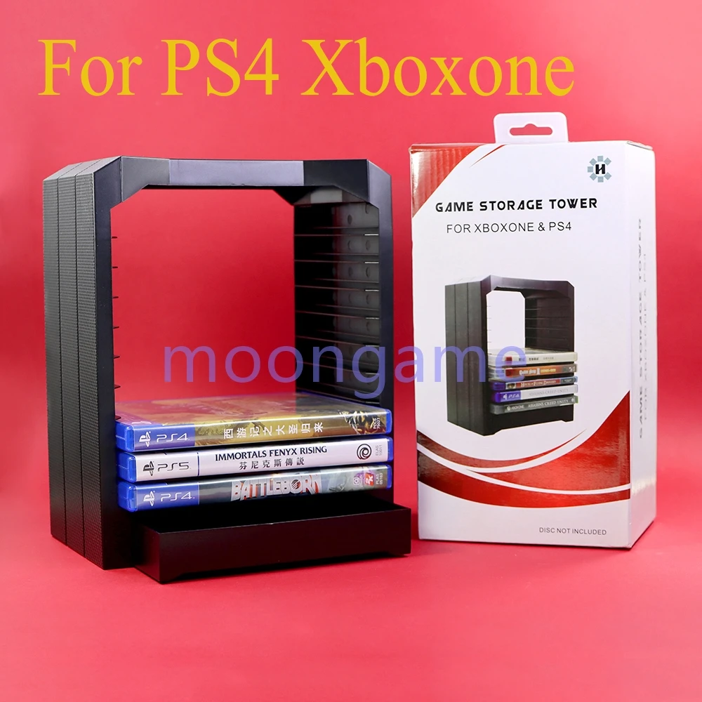1 قطعة المضيف القرص صندوق تخزين حامل لعبة القرص العمودي حامل مخزن لعبة أقراص ل PS4 PS5 Xboxone حامل