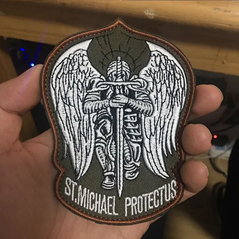 New Protects America Tactical  PATCH Wings Sword badges for clothes Backpack Hook&Loop Fastener