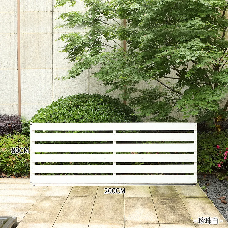 Anti-corrosion wood fence, terrace partition, wooden fence, villa garden, guardrail, fence enclosure, outdoor screen, baffle dec