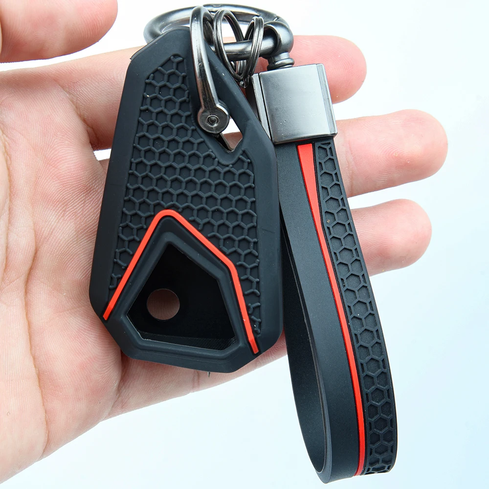 Key Fob Sleeve For Honda CB125R CB150R CB250R CB300R For MV Agusta For Kawasaki For Yamaha For Suzuki with ring wrist strap - view 3