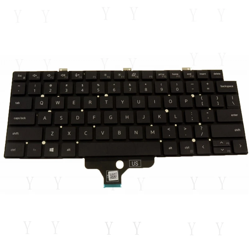 

Y+ 0CXVPX For DELL Latitude 5320 Laptop Keyboard without Backlight CXVPX