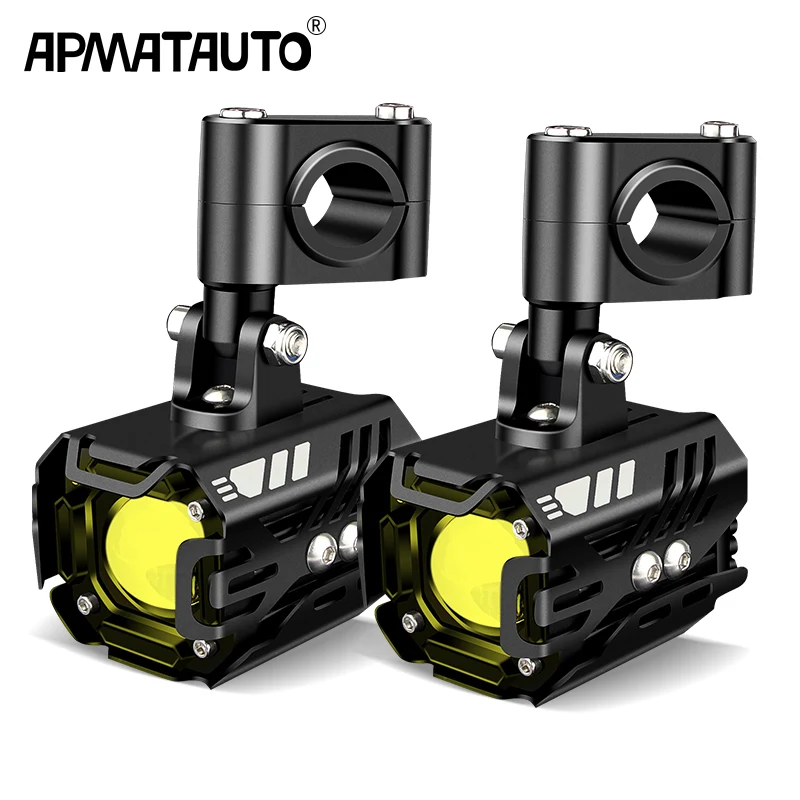 

1SET Motorcycle fog light Auxiliary Spotlight Headlamp Lights18000lm Brighter Lamp 80W for BMW R1200GS F800GS F700GS F650 K1600