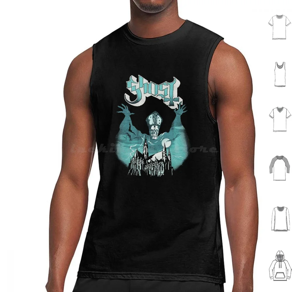 Bigmouth Tank Tops Vest Sleeveless Ghost Ghost Band Ghost Bc The Band Ghost Ghost The Band Papa Emeritus Ghost Band Songs