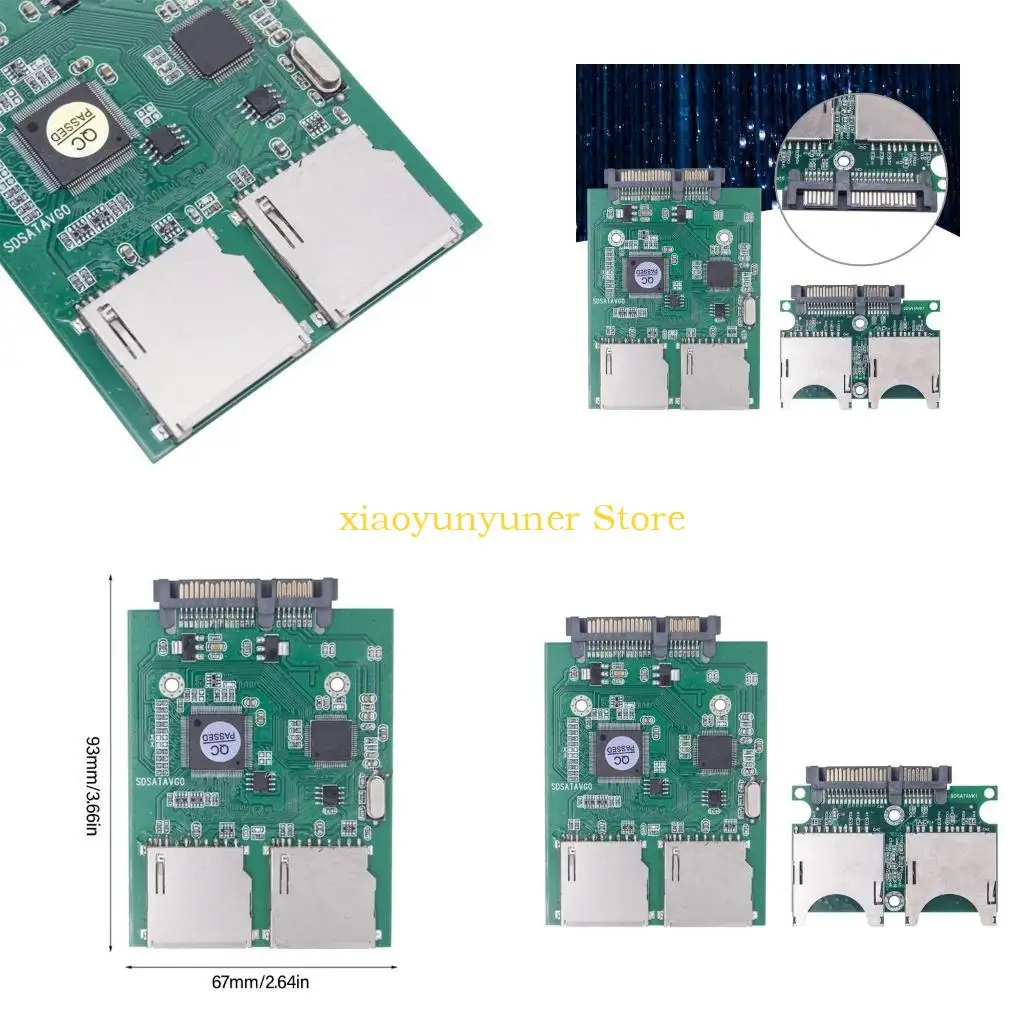 

P9JB 2 Port Double SDHC RAID0 to Converter Enhances Computer Capacity Fast Data Transfer