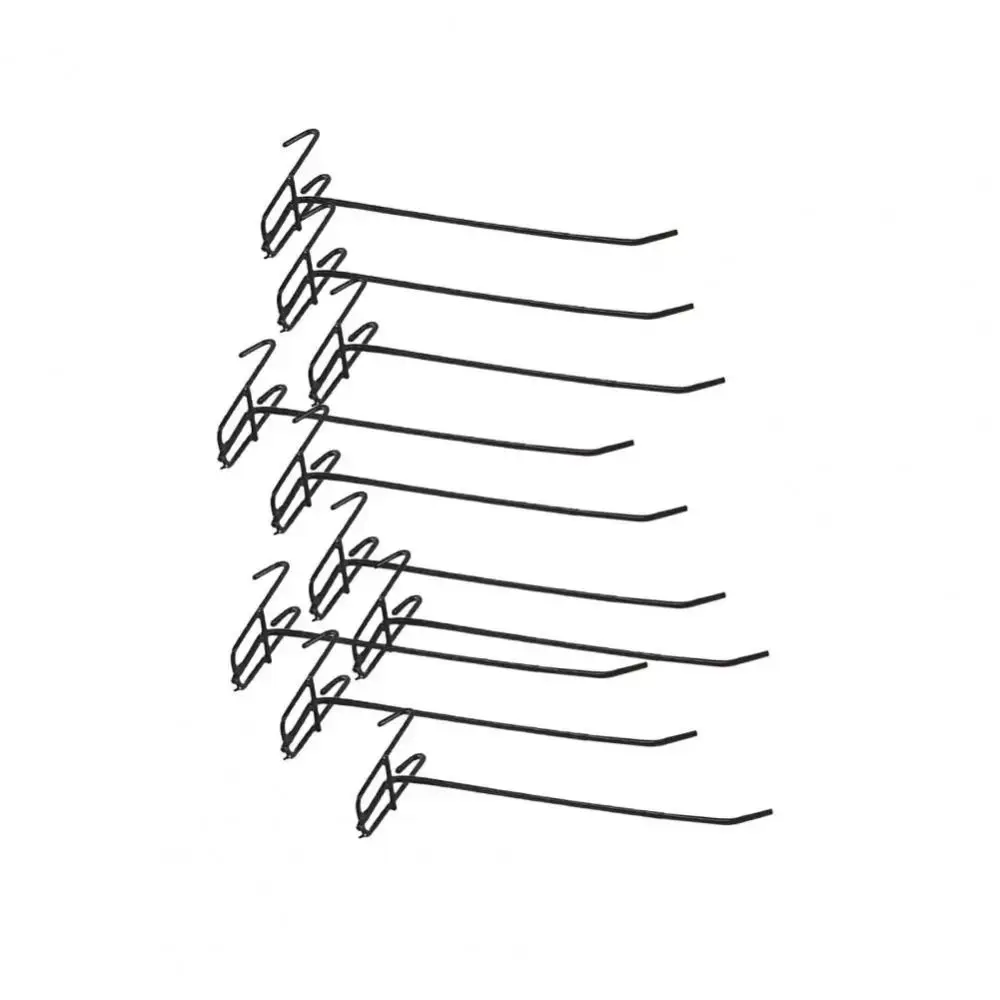 10Pcs Reusable Mesh Panel Hangers for Storage