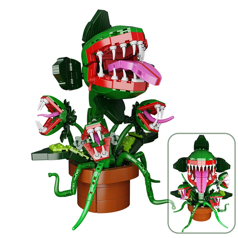 

MOC Audrey II Chomper Flower Building Blocks Little Shop of Horror Man Eater Plants Bricks Toys For Children Easter gifts