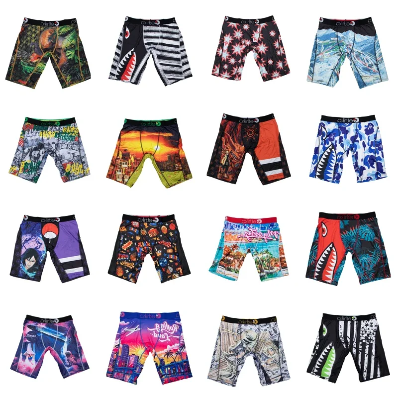 Men Underwear Breathable Sexy Men's Panties Lingerie Underpants Male Plus Size L-XXXL Man Boxers Fashion Print Men Boxer Trunks