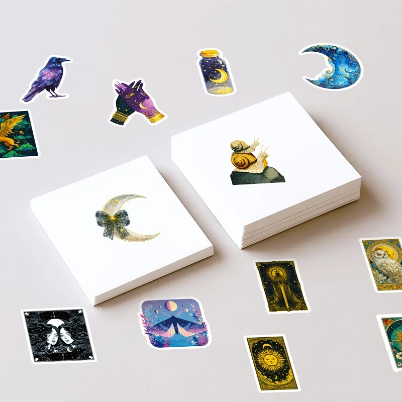 Autocollant de décoration Graffiti créatif mystérieux, 56 pièces, personnalité de dessin animé