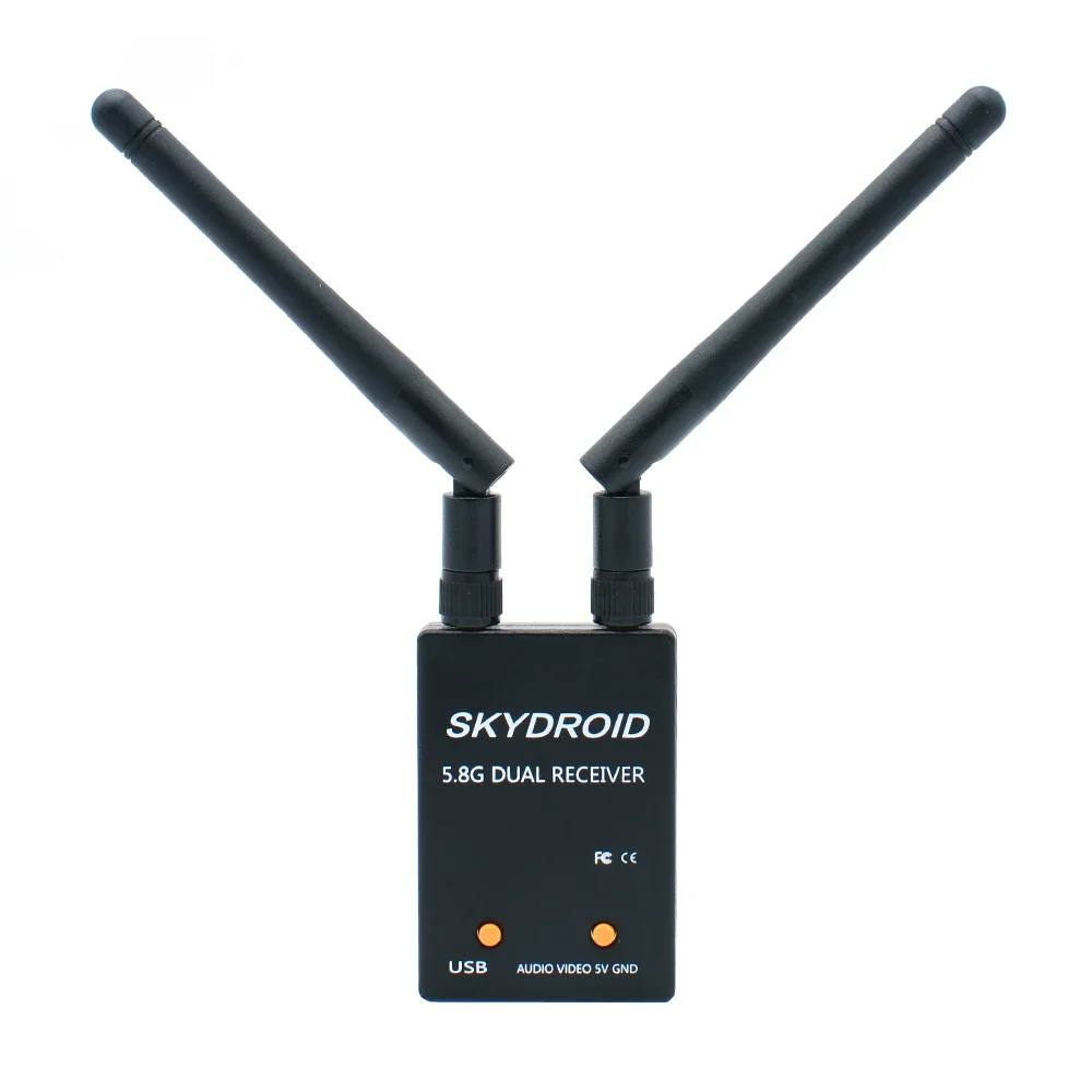 

Skydroid 5.8G 150CH Full Channel UVC Dual Antenna Control Receiver OTG FPV Receiver W/Audio For Android Smartphone