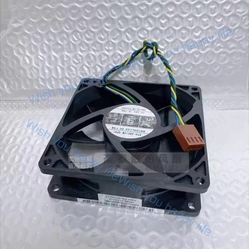 L... DWPH EFH-08E12W-GP01 DC12V 0.70A 8025 3-Pin PWM Cooling Fan