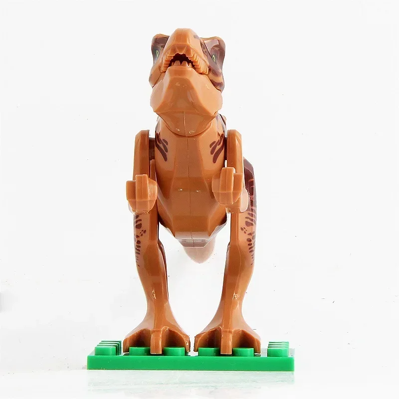 Mini figurine dinosaure pour enfants, blocs de construction, jouets pour enfants, bricolage, cadeaux d'anniversaire, 2025, 1 pièce