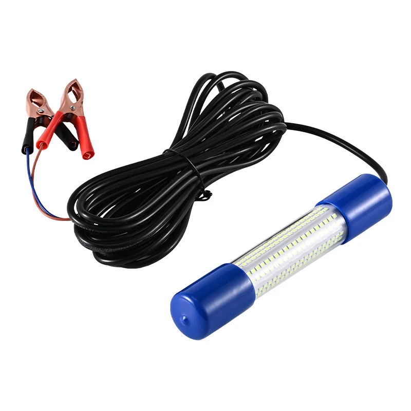 50W DC12-24V Underwater Fishing Light Green White Submersible High Power LED Lure Bait and Finder Fish Lamp Attracting