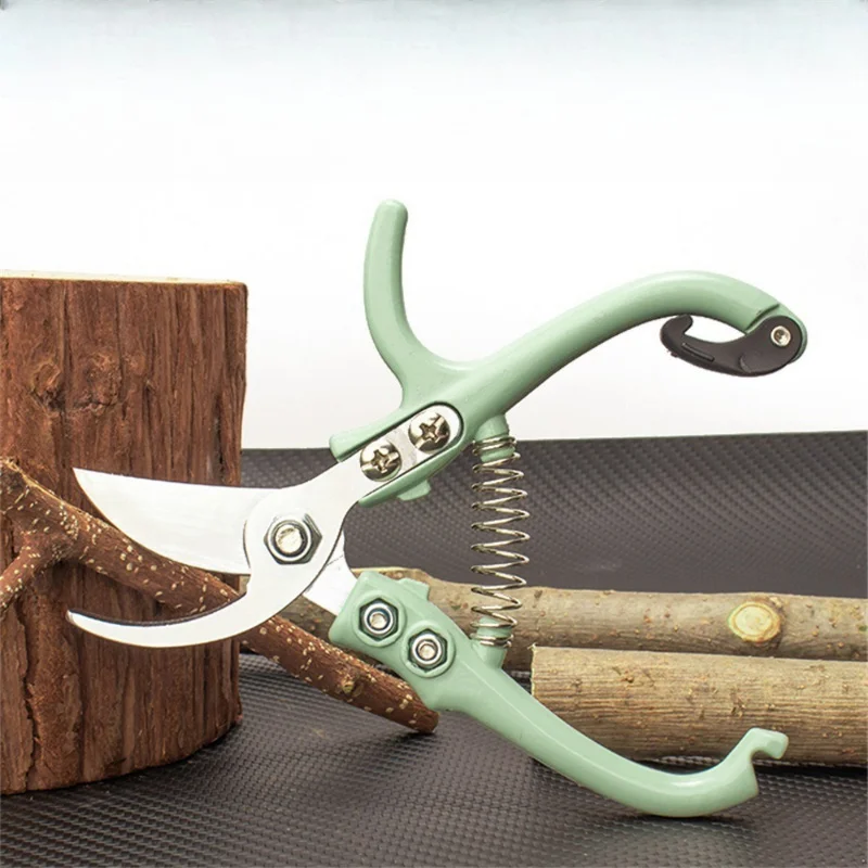 Stainless Steel Garden Pruning Shears Lightweight Durable Flower Branch Cutter Fruit Picking Scissors Floriculture Gardening
