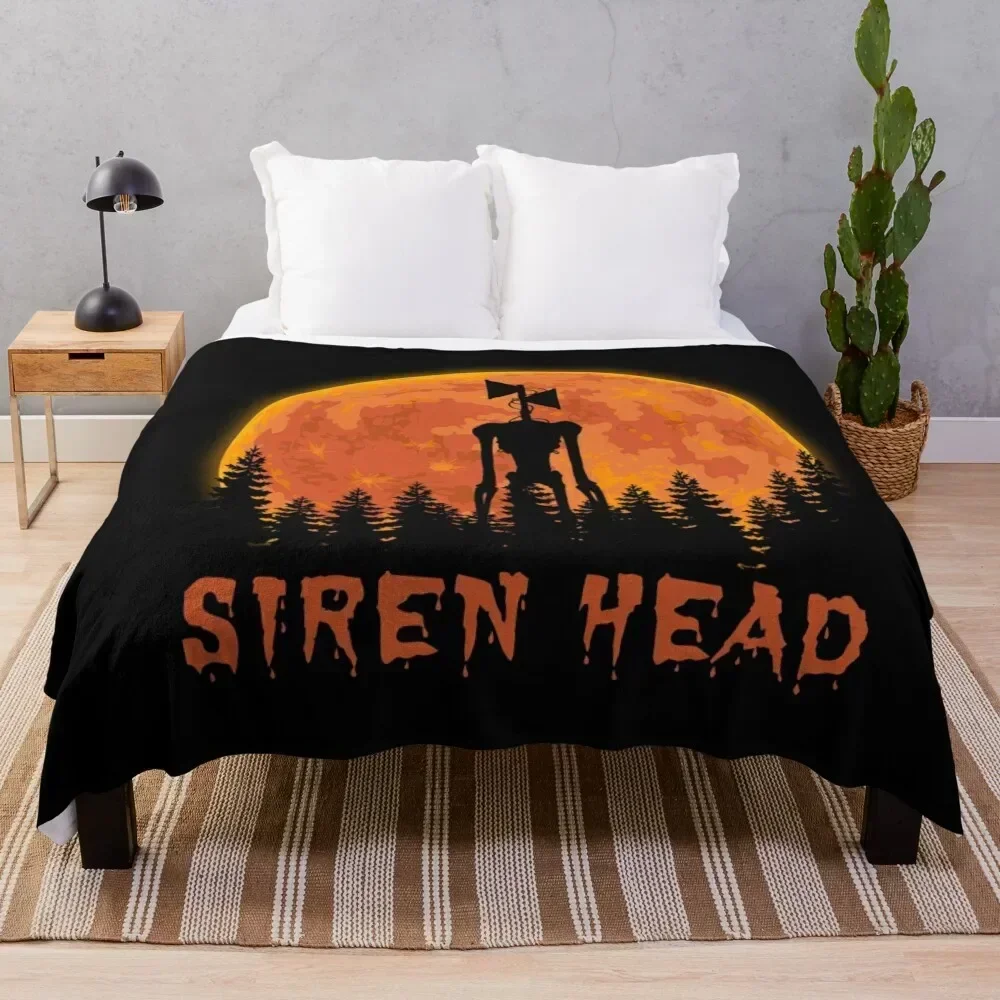 

Siren Head Throw Blanket Cozy Home Blanket Gift for Christmas Holiday