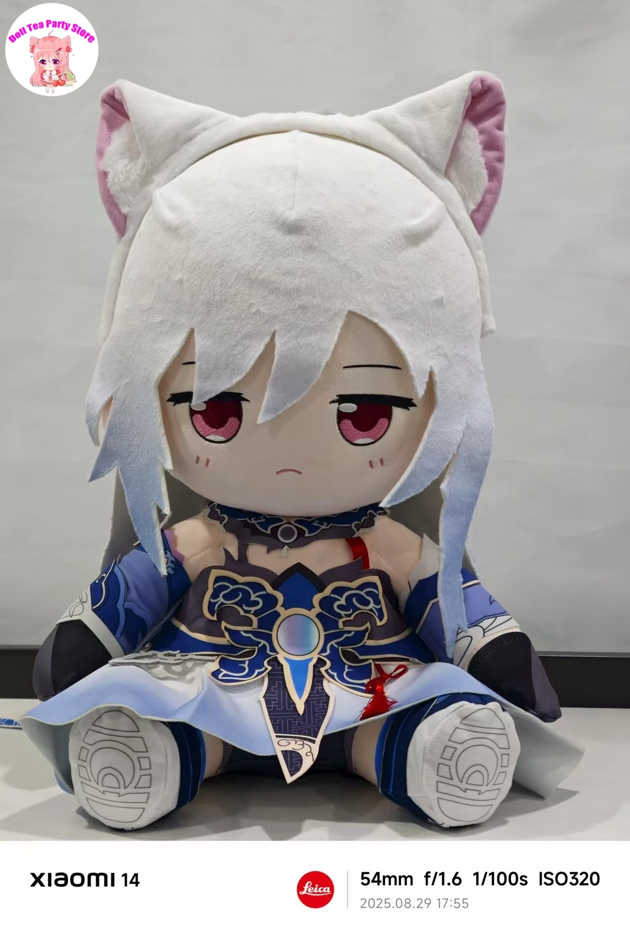 

Honkai：Star Rail Jingliu Soft Plush Doll Body Dress Up Outfit Stuffed Toys 40CM Sitting Posture Figures Pillow Anime Gift