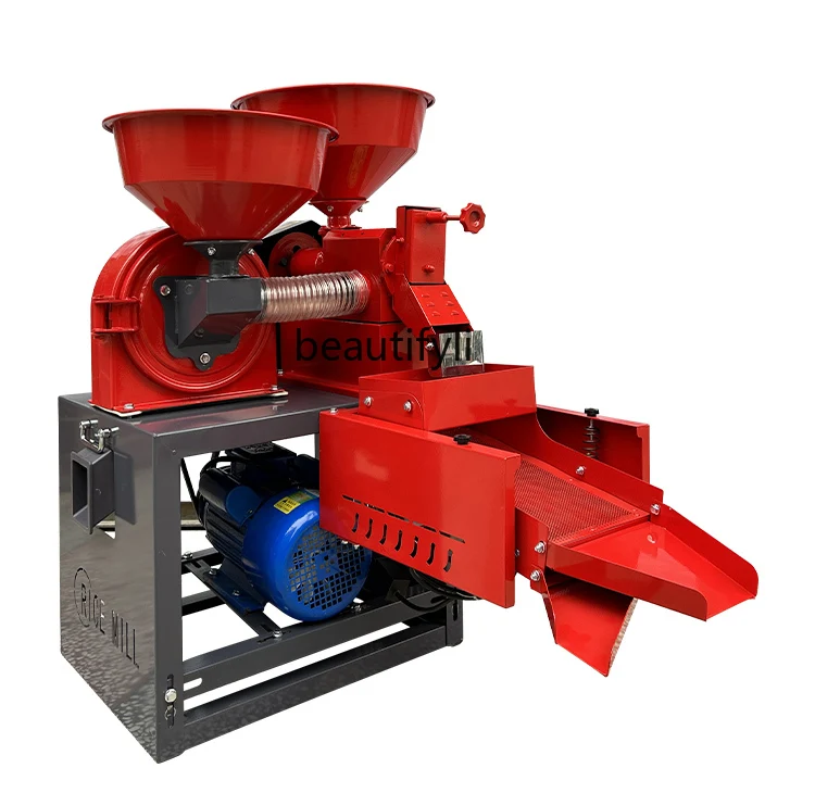 

Rice Milling Machine Wheat Fine Bran Crush Rice Hulling and Peeling Machine Combination Machine Rice Beater