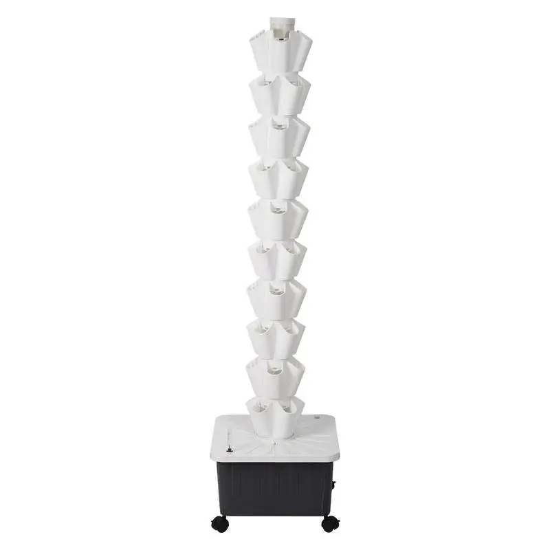 

Hydroponic Tower Starter Kit 10-layer Hydroponic Vegetable Planting Towers 50 Slots Strawberry Tower American Specifications