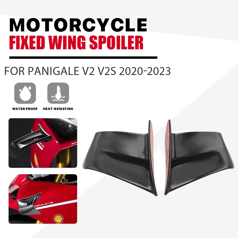 

Motorcycle side Winglets for Ducati Panigale V2 V2S 2020 2021 2022 2023 deflector Panels fairing Fixed Wing small wing