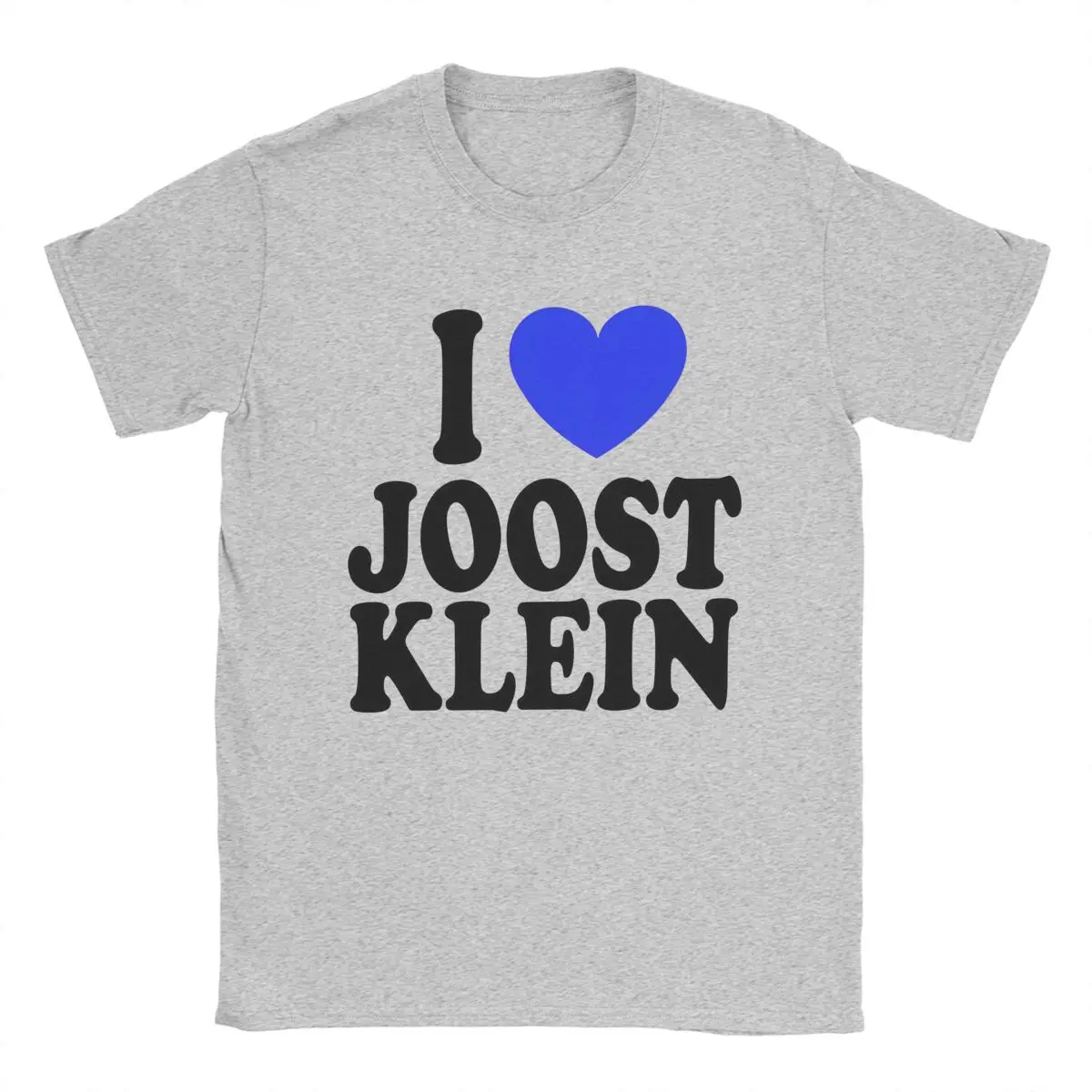 Men's T-Shirt I Love Joost Klein Vintage Pure Cotton Tee Shirt Short Sleeve T Shirts Round Collar Tops Gift Idea