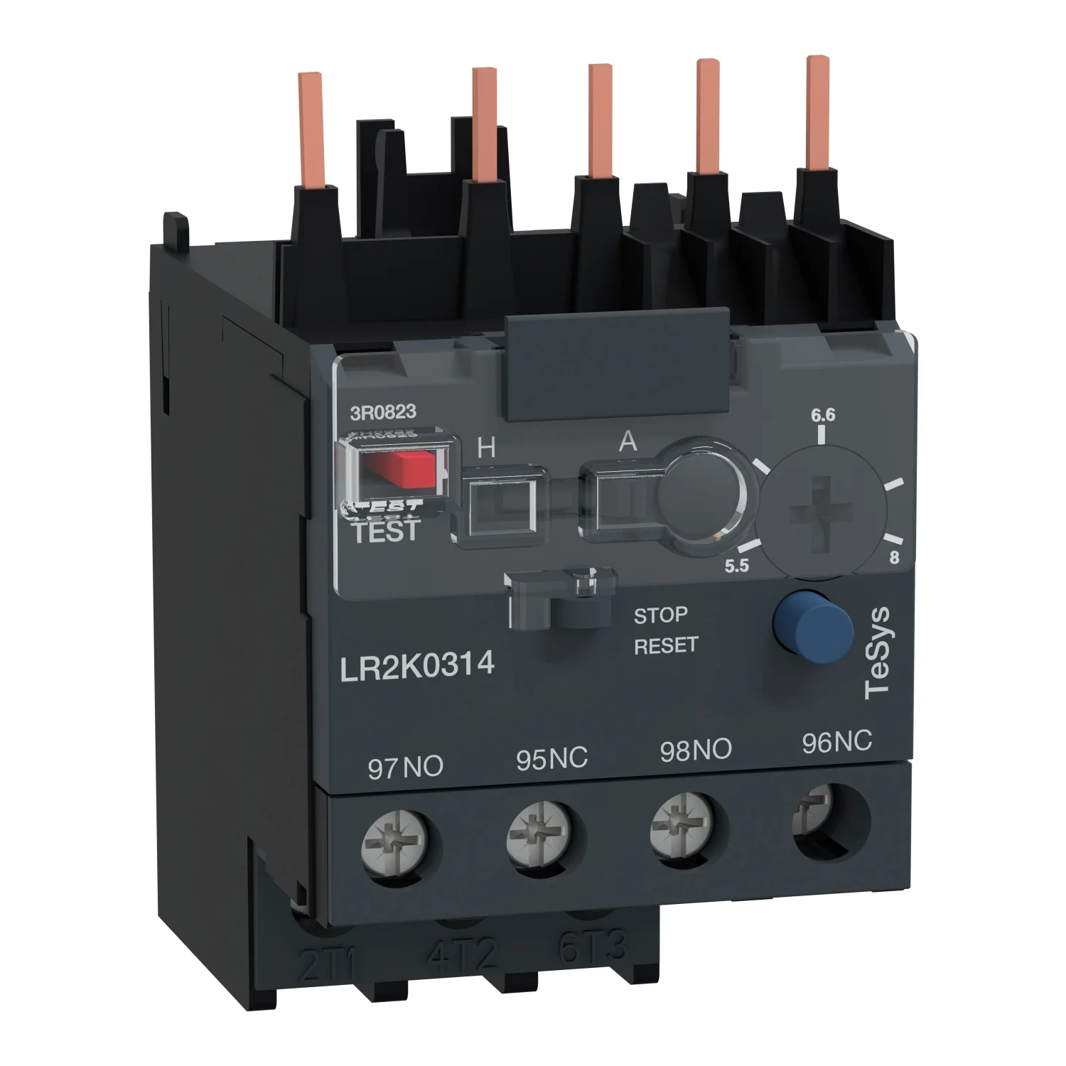 

LR2K0314 LR2-K0314 TeSys K - differential thermal overload relays - 5.5...8 A - class 10A