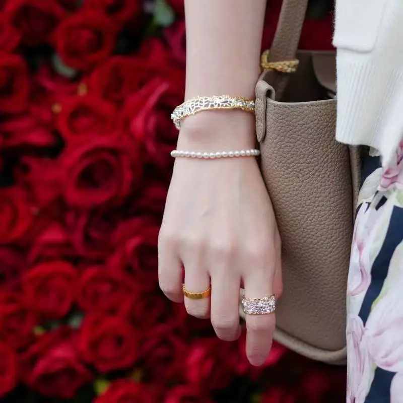 

Jenny&dave Leihua Ring Open Ring Versatile Finger Ring Elegant Party Jewelry Rings Women's Ring