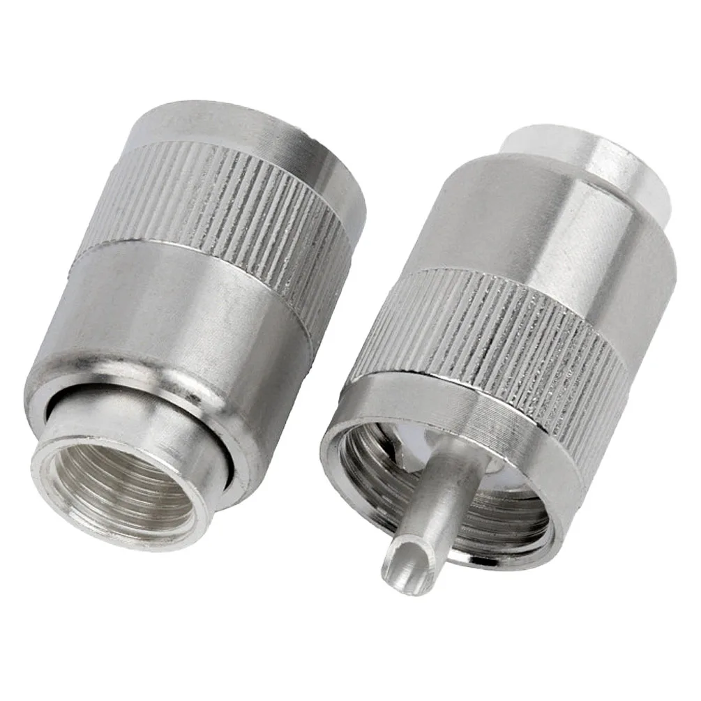 2 Pcs Uhf Male PL25…