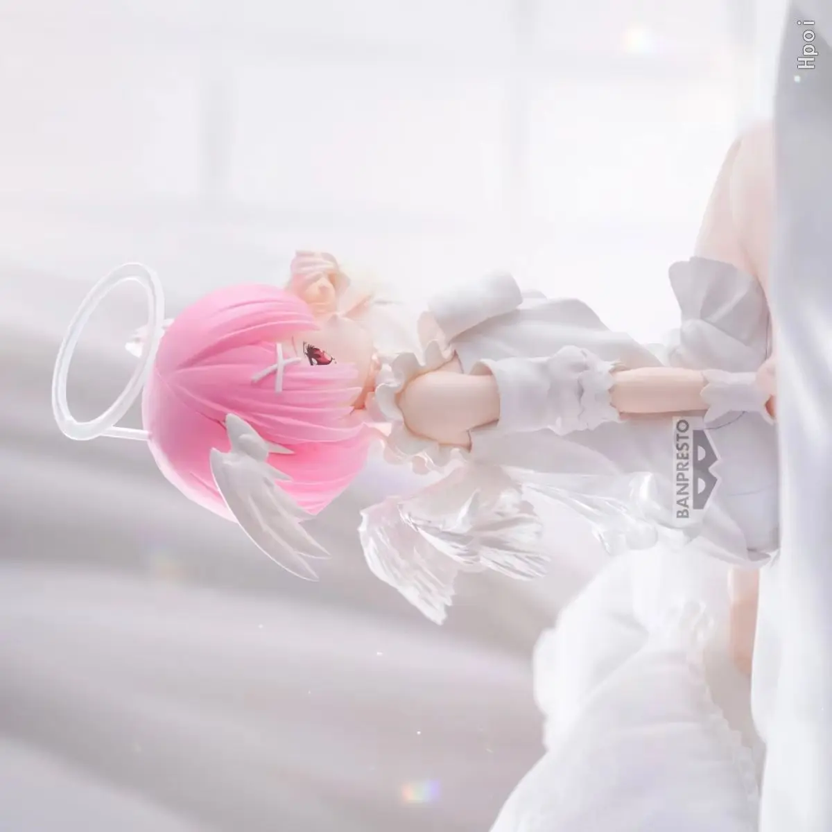 BANDAI BANPRESTO Relax Time Re:ZERO - Starting Life in Another World - Figura de Anime REM/RAM, Linda Figura de Ángel, Modelo Coleccionable, Regalo