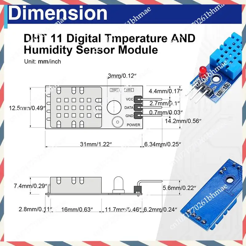 -A21Z Digital Humidity Sensor Temperature Humidity Sensor Humidity Sensor Module DHT11