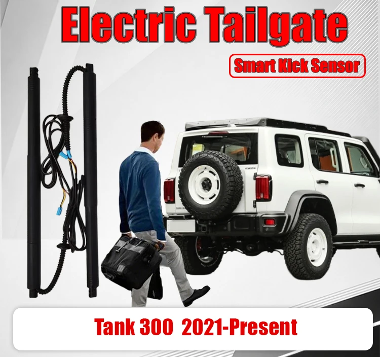 Electric Tailgate Upgrade Kit For Tank 300 2021-Present Power Lift Support Rods Auto Trunk Boot Lid Power Liftgate Modi