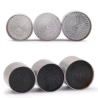 Universal Motorcycle Exhaust 48mm 50mm 53mm Honeycomb DB Killer Reduce Noise High Torque At Low Speed Gas Purification Treatment