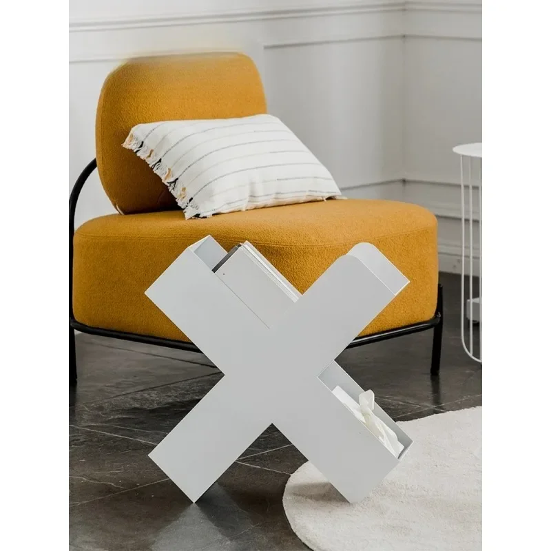 

Creative living room mini bookshelf Internet celebrity simple sofa edge few modern Nordic storage magazine rack