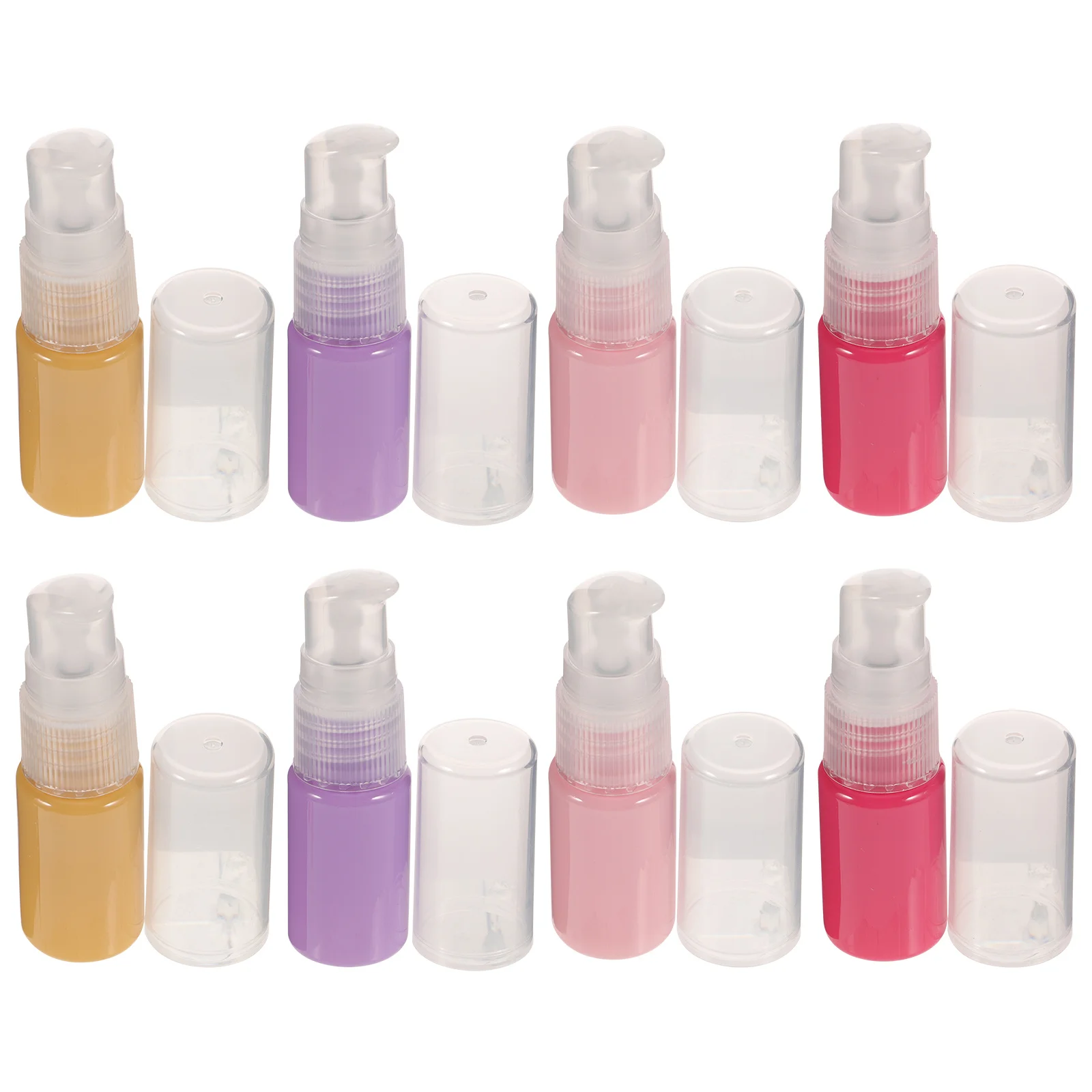 

12Pcs Colorful Refillable Travel Lotion Bottles Sample Bottles Portable Travel Bottle for Cream Shampoo Shampoo Container