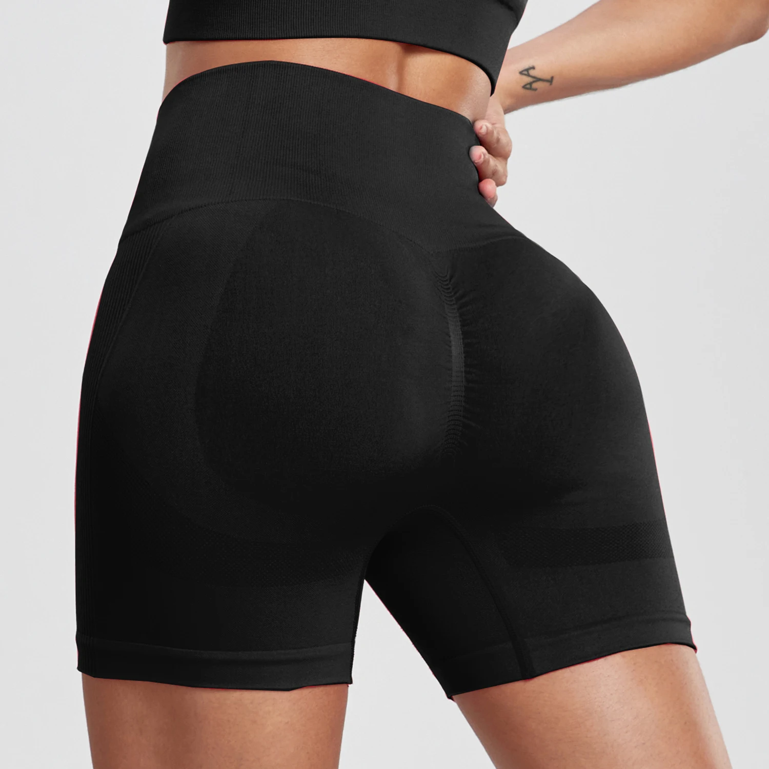 1/3/4 stuks dames naadloze fiets korte legging-hoge taille rekbaar en sneldrogend nylon voor yoga gym en outdoor shorts