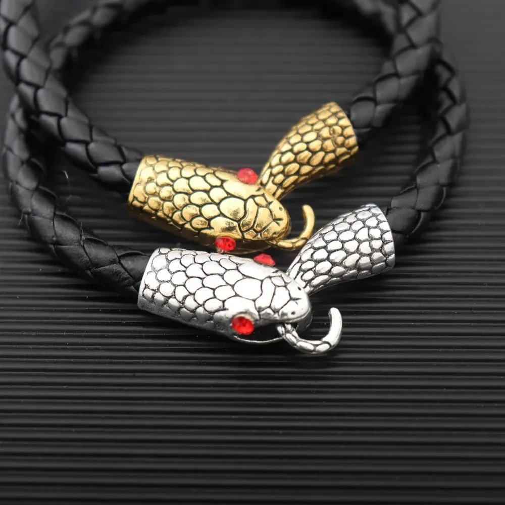 2025 New Ouroboros Bracelet for Man Gothic Punk Hip Hop Party Jewelry Accessories  Bangles Trend Wholesale Goods