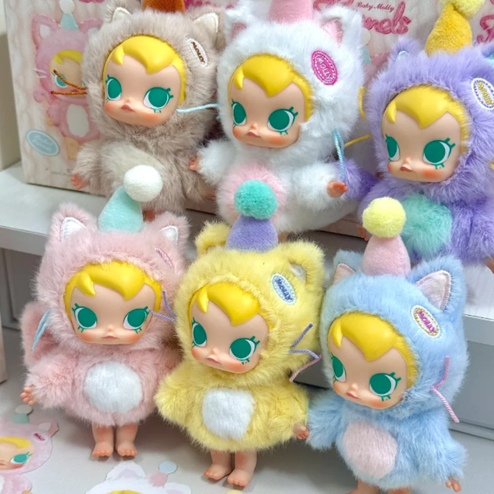 

New Genuine Baby Molly Pocket Friends Series Vinyl Pendants Blind Box Lovely Baby Molly Bag Pendants Mystery Box Customized Gift