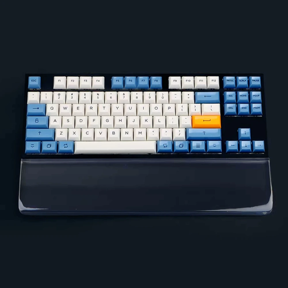 Keyboard Wrist Rest Customized Resin for 61/87/104 Keyboards Hand Stand Transparent/black/white Mechanical Keyboard Accessories