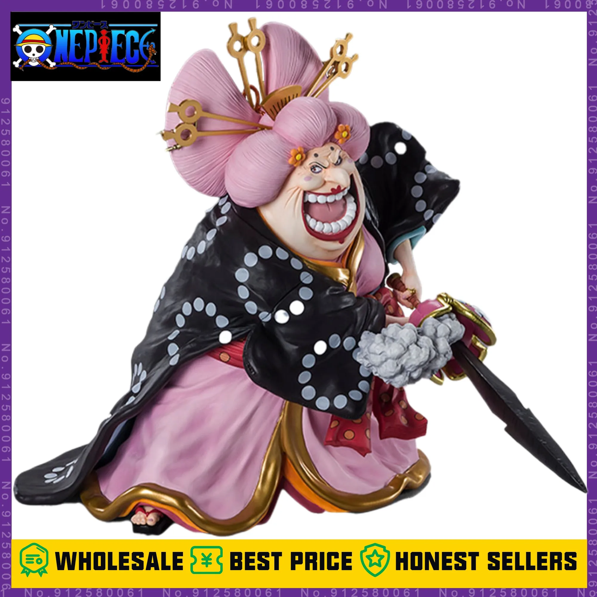 

Genuine Bandai One Piece Figuarts Zero Chougekisen Charlotte Linlin Oiran Extra Battle Anime Figure Action Toys Model Anime Gift