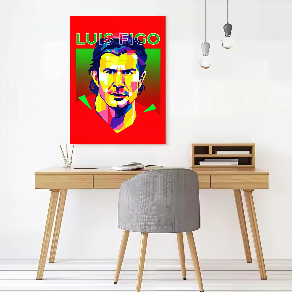 Luis Figo Canvas Poster Customizable Pictures Wall Art Canvas Painting for Room Decoration Gaming Interior Accessories Wand Deko