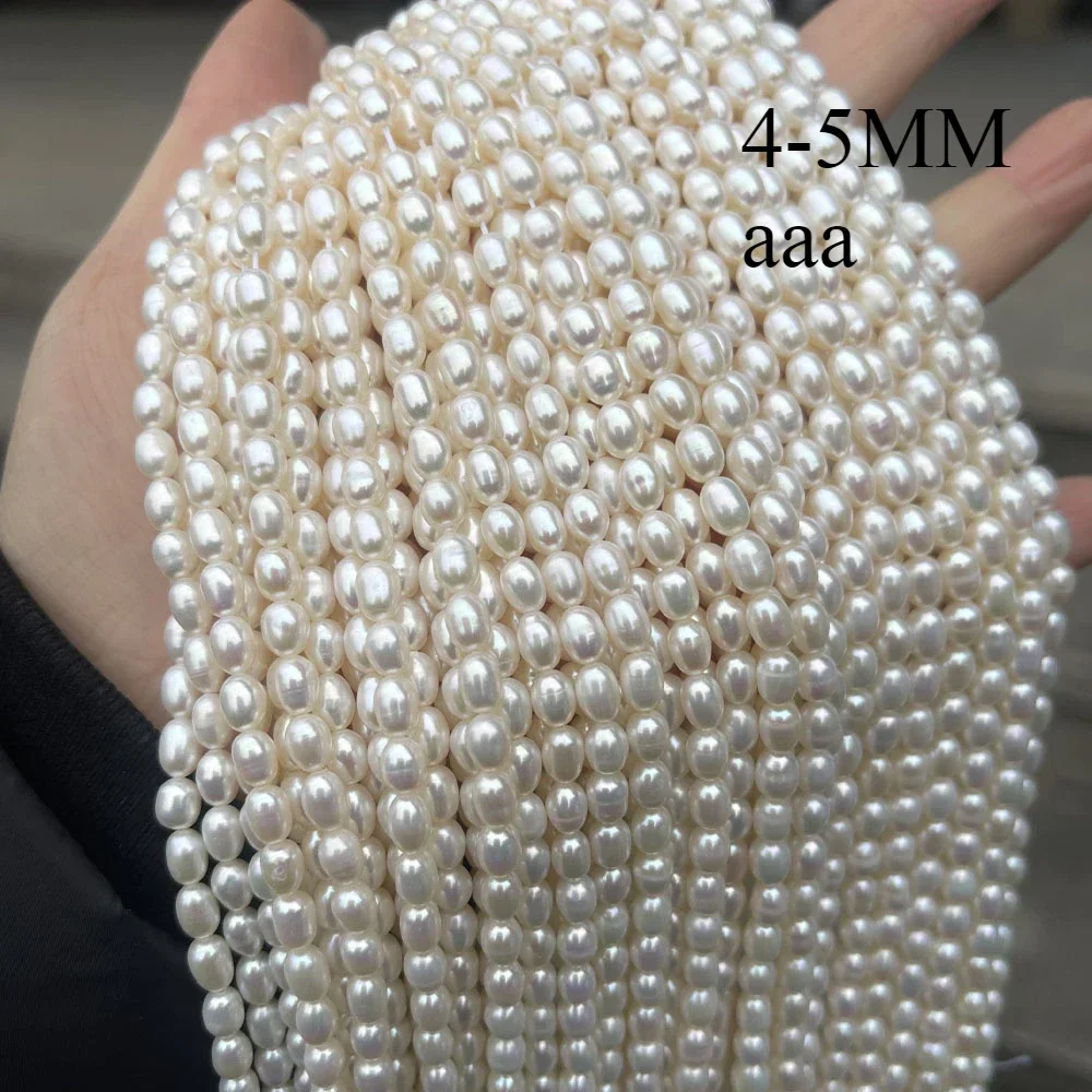 AAA Hoge kwaliteit nabij-ronde natuurlijke zoetwaterparel kralen voor sieraden maken benodigdheden DIY ketting armband accessoire