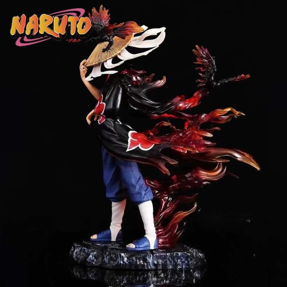 Figura de Ação Naruto Shippuden Uchiha Itachi 30cm PVC Totalmente Articulada Modelo Colecionável de Anime Estátua Brinquedo Presente para Fãs