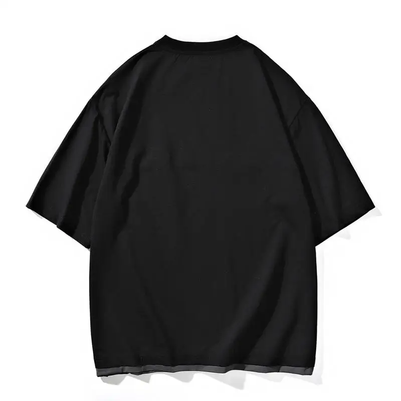 Plus Size 60-160kg Summer T-shirt for Men Big Size 9XL 10XL Loose Short Sleeve Round Neck Oversized Tee