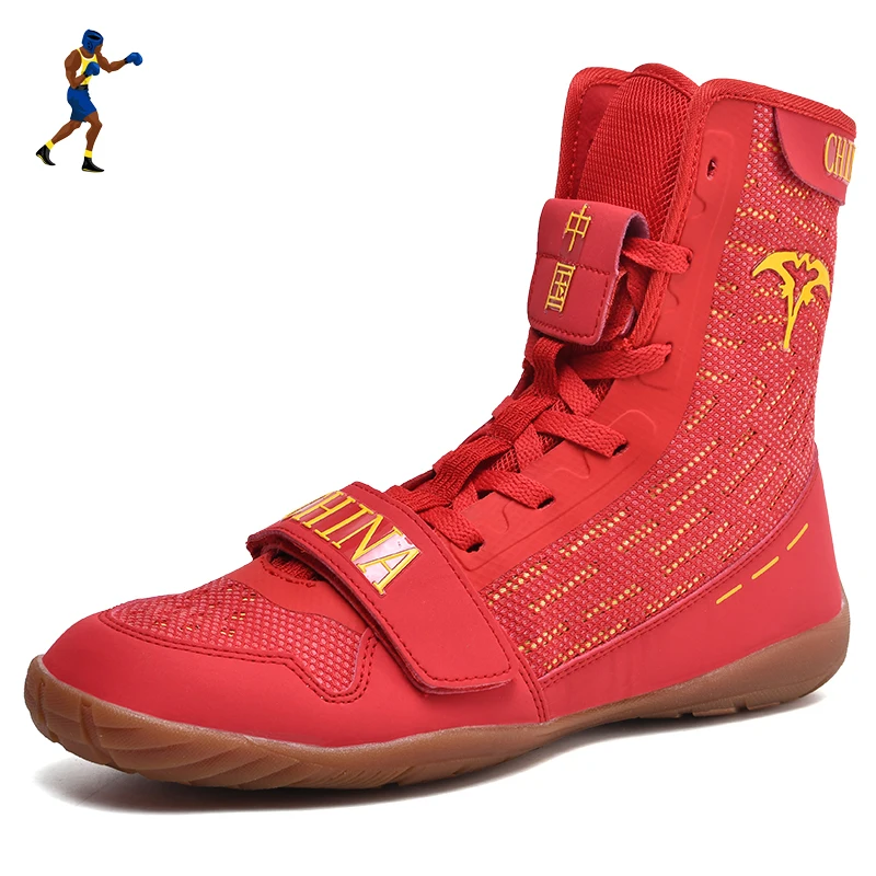 

Professional Men Wrestling Shoes Fighting Boxing Boots Large Size 45 Boxer Fight Boxer Sport Sneakers Boys Wrestling Sneakers